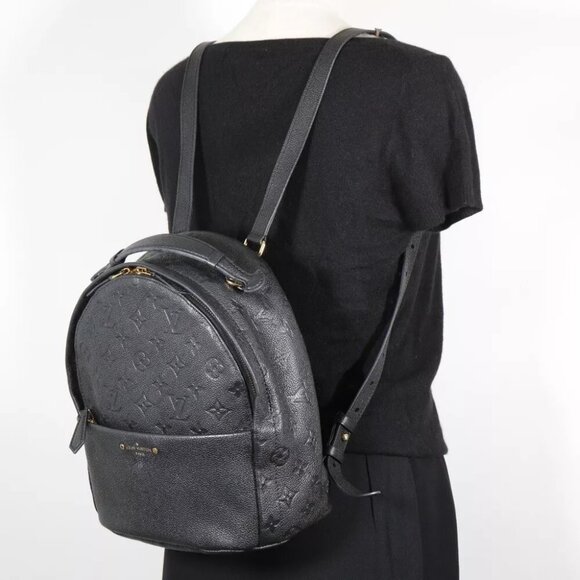 LOUIS VUITTON Sorbonne Backpack Daypack M44016 black Monogram Ann Platt Women